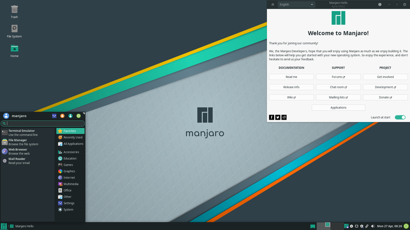 File:Manjaro Kyria XFCE 19.0.2.png