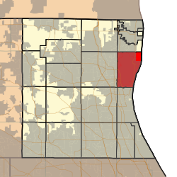 Location in Lake County