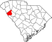 Map of South Carolina highlighting Abbeville County.svg