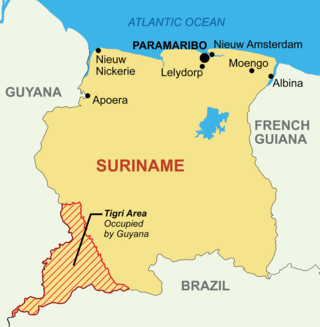 <span class="mw-page-title-main">Tigri Area</span> Disputed area between Guyana and Suriname