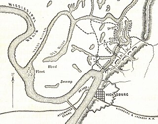 <span class="mw-page-title-main">Grant's Canal</span> 1862–63 American Civil War project by Vicksburg, Mississippi