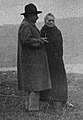 Marie Curie en compagnie du physicien Albert Einstein à Genève en 1925.