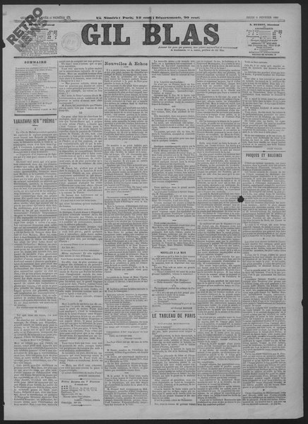 Fichier:Maupassant - Phoques et baleines, paru dans Gil Blas, 9 février 1882.djvu