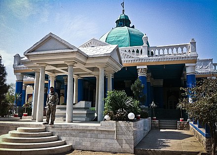 Mausoleum of King Amanullah Khan inside the Siraj-ul-Emarat Park