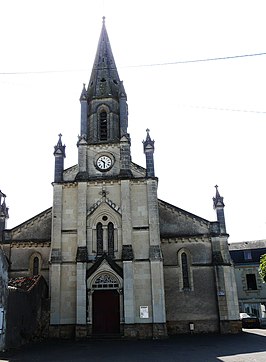 De kerk van Mauzé-Thouarsais