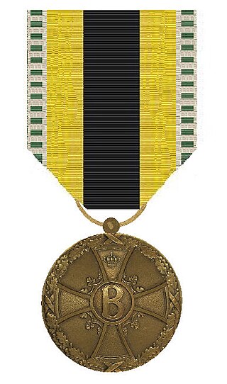 <span class="mw-page-title-main">Medal for Merit in War</span> Award