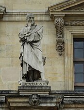 Montaigne, Paris, palais du Louvre.