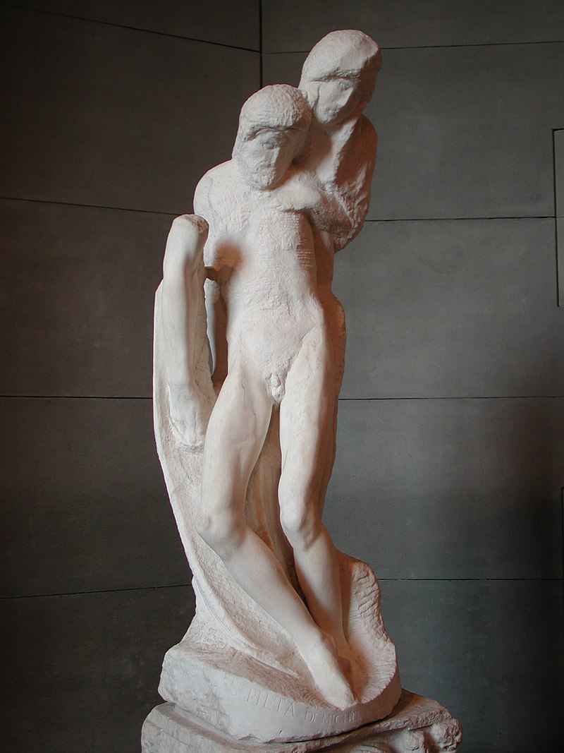Michelangelo, the so called "Pietà Rondanini", his last, inc 800px-Michelangelo_piet%C3%A0_rondanini