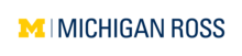 MichiganRoss Primární horizontální logo.png