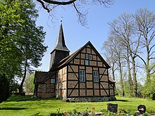 Fachwerkkirche in Mildenitz