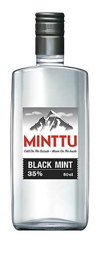 Mintu. Финский мятный ликер Minttu.