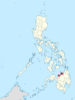 Locatie van Misamis Oriental in de Filipijnen