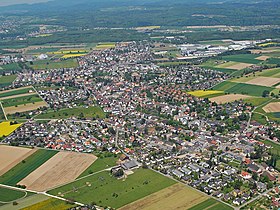 Aerial view of Möhlin