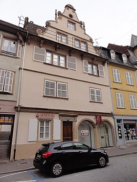 Illustrativt billede af artiklen Hus 15, rue de Strasbourg i Molsheim