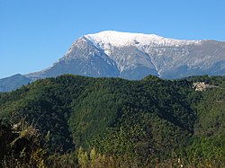 O lado Marche do Monte Vettore