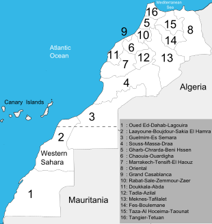 Regioni Del Marocco: Descrizione, Lista, Evoluzione storica