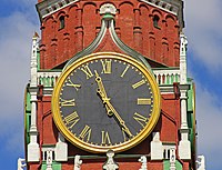Zegar na wieży Baszty Spasskiej