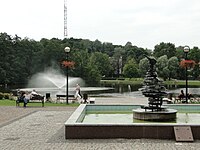 Fountain near Magistrackie Lake