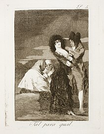 Capricho No. 5: Tal para cual (L'uno vale l'altro)