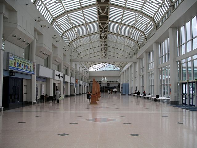 View from inside the atrium