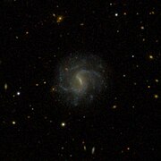 NGC 4195 (                    μ        =        25                  ,                          7                      ∘                                {\displaystyle \mu =25{,}7^{\circ }  )