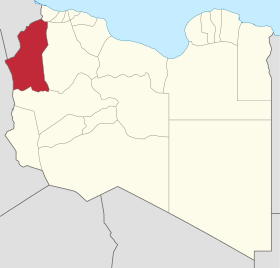 Pozicija Naluta na karti Libije