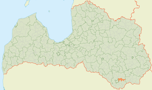 Науенская волость на карте