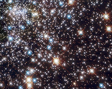 This view of NGC 6397 includes stars known as blue stragglers for their location on the Hertzsprung–Russell diagram.