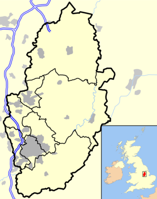 Location map United Kingdom Nottinghamshire