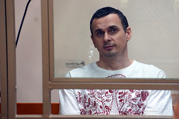 Sentsov during his trial