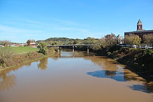 The Oostanaula River in Rome, Georgia