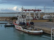 Open Arms in Pozzallo 26.3.2018 after confiscation Open Arms in Pozzallo.jpg