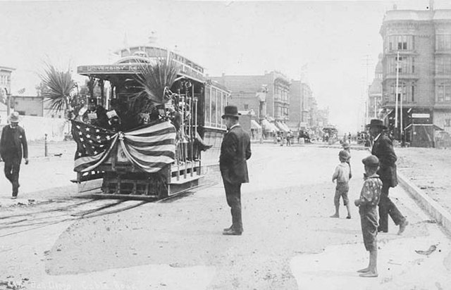 Opening Day on the San Diego Cable Railway June 7, 1890