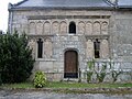 Le Faouët (Morbihan) : l'ossuaire de l'église paroissiale (aujourd'hui muré)