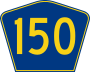 Highway 150 marker