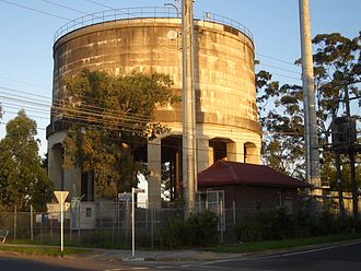 Padstow Heights Reservoir, built in 1935 Padstow Heights Reservoir.JPG