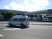 HiMedic ambulance with high roofline and 1UZ-FE V8 engine