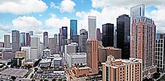 Panoramic Houston skyline