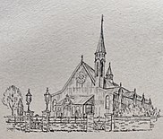 Image of Parkshot Church, 1870 Parkshot Church image in 1870.jpg