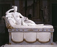 1804-1808 Antonio Canova. Venus Victrix (Pauline Bonaparte)