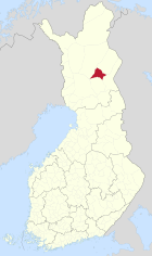 Lage von Pelkosenniemi in Finnland