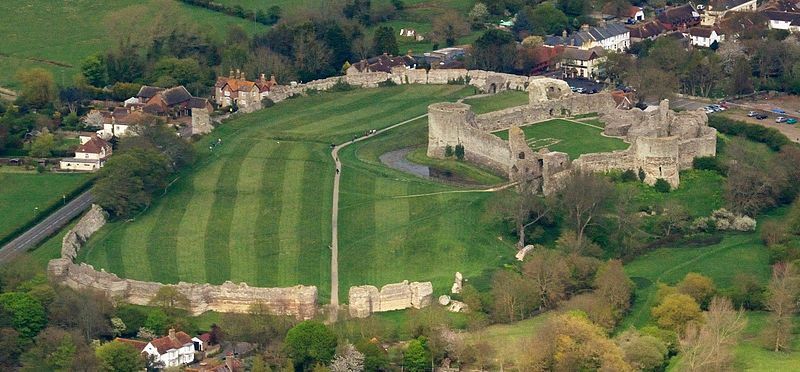 File:Pevensey Castle aerial alt.jpg