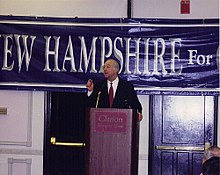 Gramm at a campaign Nashua, New Hampshire in 1995 Philgrammnashua.jpg