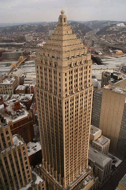 Gulf Tower in Pittsburgh, Pennsylvania, Gulf Oil's former headquarters