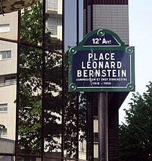 Place Léonard-Bernstein, a square in the 12th arrondissement of Paris