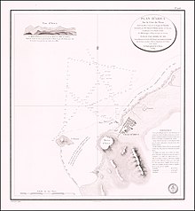 Plano de Arica en 1824.