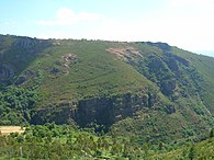 Dobramento xeolóxico de Campodola-Leixazós, Serra do Courel, provincia de Lugo.