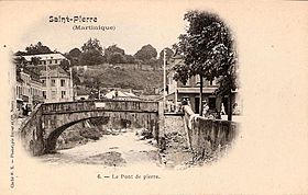 A ponte Roche em 1900