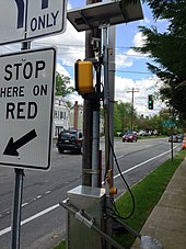 Portable pedestrian crossing signal at a road work site Portable pedestrian crossing signals.jpg