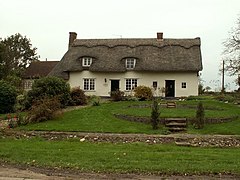 Pretty thatched cottage at Howe Street - geograph.org.uk - 270120.jpg